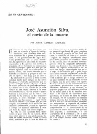 José Asunción Silva, el novio de la muerte