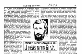 Cincuentenario de José Asunción Silva