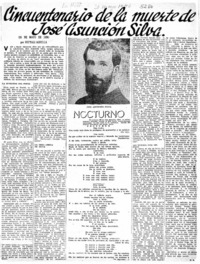 Cincuentenario de la muerte de José Asunción Silva