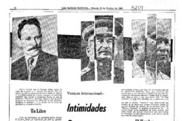 Intimidades de un Premio Nobel