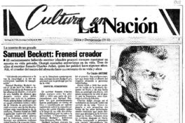 Samuel Beckett: frenesí creador.