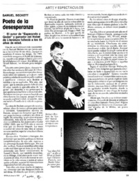 Poeta de la desesperanza.