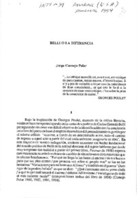 Belli o la diferencia