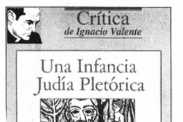 Una infancia judía pletórica