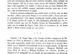 El exilio, el ghetto y el reino de Isaac Bashevis Singer