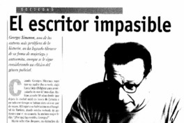 El Escritor impasible.