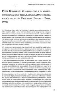 El liberalismo y la virtud