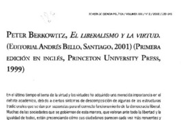 El liberalismo y la virtud