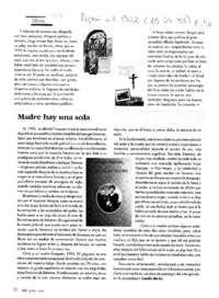 Madre hay una sola
