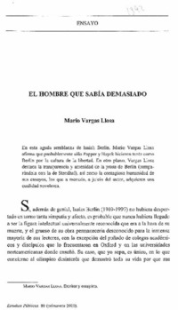 El hombre que sabía demasiado