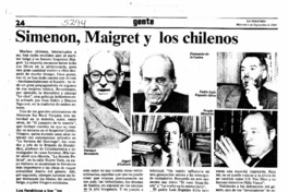 Simenon, Maigret y los chilenos