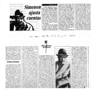 Simenon ajusta cuentas