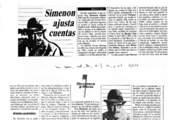 Simenon ajusta cuentas