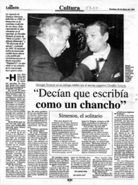 Decían que escribía como un chancho"