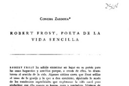 Robert Frost, poeta de la vida sencilla