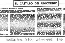 El Castillo del unicornio.