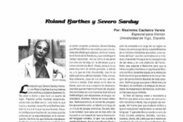 Roland Barthes y Severo Sarduy