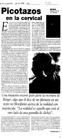 Picotazos en la cervical