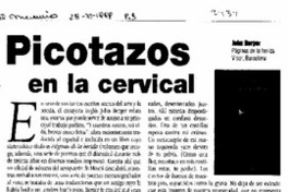 Picotazos en la cervical