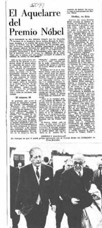 El Aquelarre del Premio Nóbel.