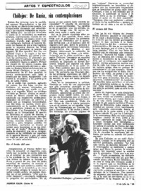 Chólojov, de Rusia, sin contemplaciones.