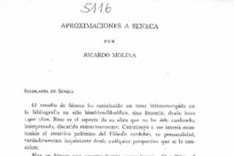 Aproximaciones a Séneca
