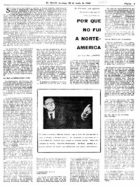 Por qué no fui a Norteamérica