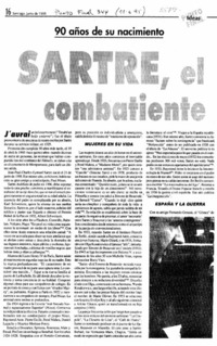 Sartre, el combatiente