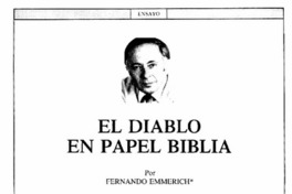El diablo en papel biblia