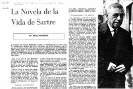 La novela de la vida de Sartre