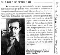 Filósofo sospechoso.