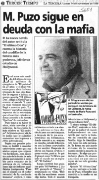 M. Puzo sigue en deuda con la mafia.