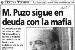 M. Puzo sigue en deuda con la mafia.