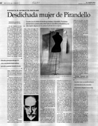Desdichada mujer de Pirandello
