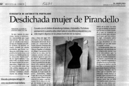 Desdichada mujer de Pirandello
