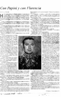 Con Papini y con Florencia