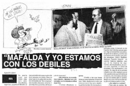 Mafalda y yo estamos con los débiles