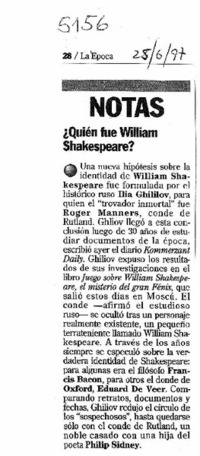 Quién fue William Shakespeare?