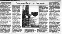 Bukowski bebe con la muerte