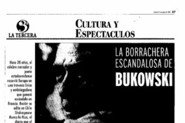 Poeta famoso odia el rock y escucha a Mozart.