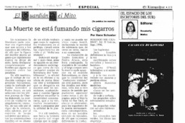 La Muerte se está fumando mis cigarros