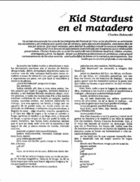 Kid stardust en el matadero.