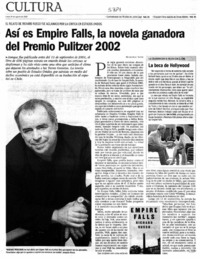 Así es Empire Falls, la novela ganadora del Premio Pulitzer 2002
