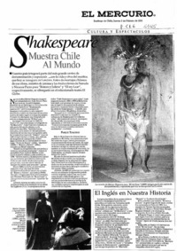 Shakespeare muestra Chile al mundo.
