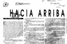 Hacia arriba sin alas.