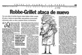 Robbe-Grillet ataca de nuevo