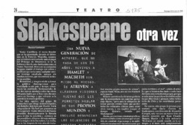 Shakespeare otra vez