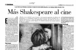 Más Shakespeare al cine