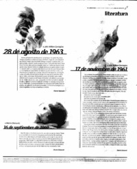 28 de agosto de 1963, 17 de noviembre de 1961 y 16 de septiembre de 1969.