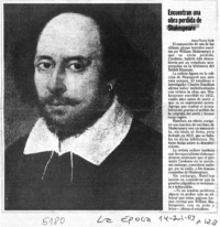 Encuentran una obra perdida de Shakespeare.